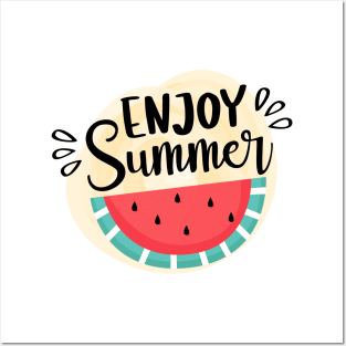 Enjoy Summer Posters and Art